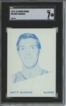 1972 Topps #9 Matt Guokas 9 card progressive proof.